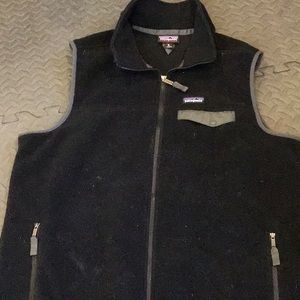 Patagonia synchilla xl reg men vest black fleece